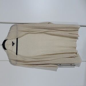 Alfani Beige Open knit Cardigan Size Small